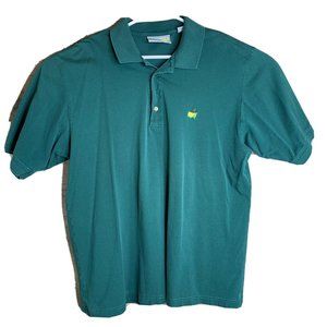 Augusta National Golf Shop Slazenger Mens Polo Shirt X Large Green SS Collared